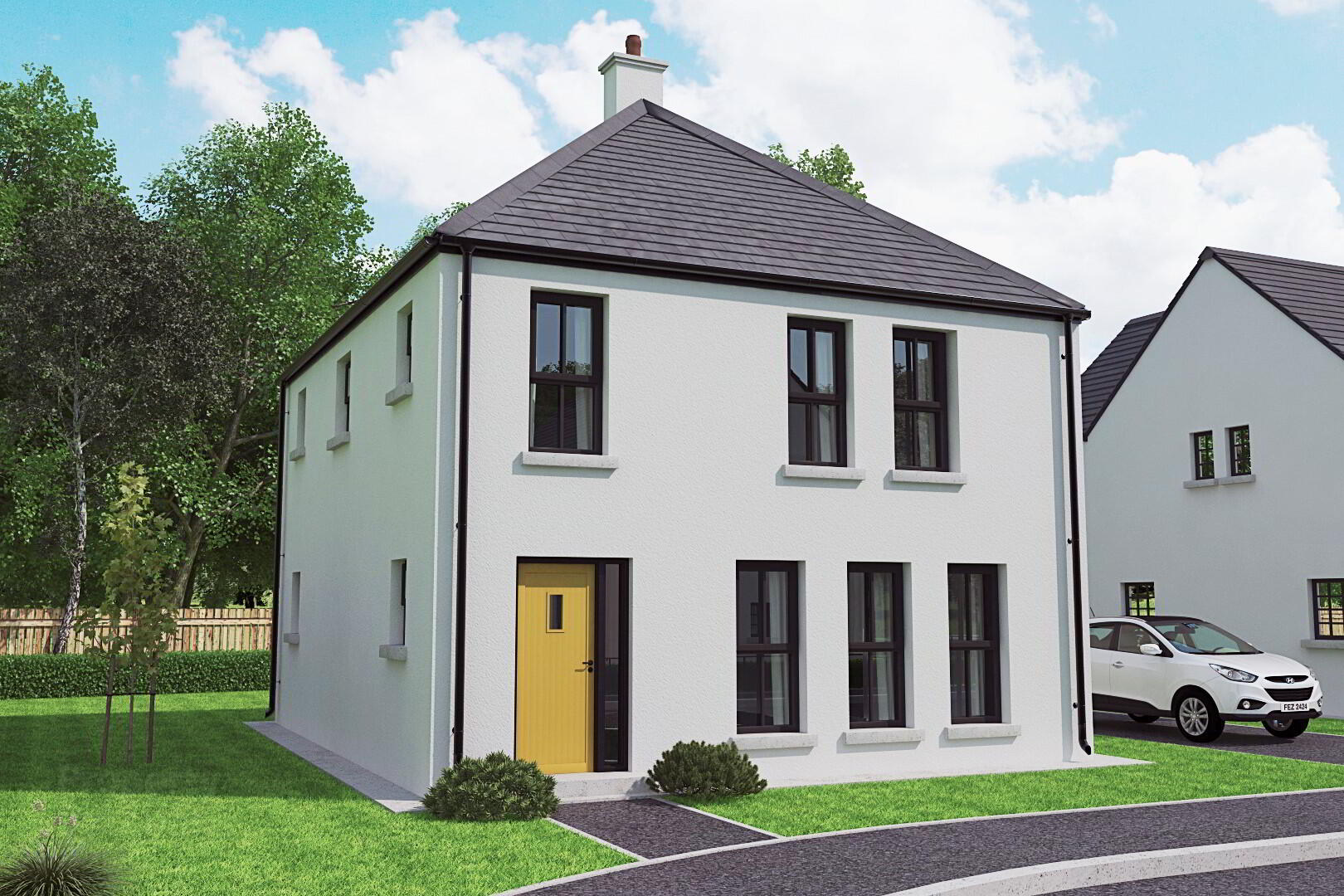 A stunning property at the new Cumber View in Claudy.  Spacious, modern and luxurious with a tailored turnkey finish.